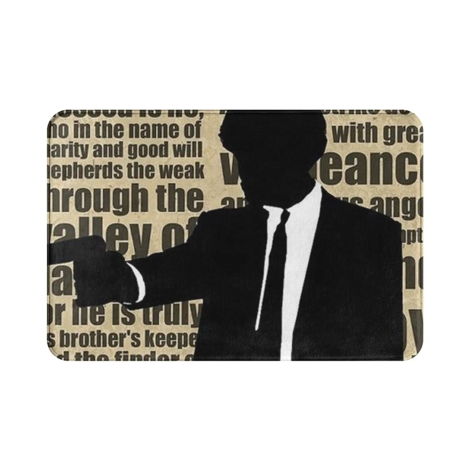 Pulp Fiction Carpet Mat Rug Cushion Soft Pulp Fiction Ezekiel 25 17 John Travolta Samuel L Jackson Django