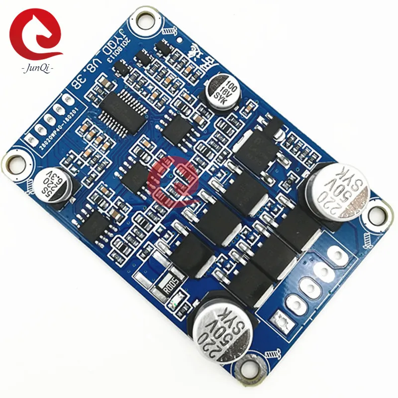 12-36VDC Original JUYI Tech JYQD-V8.3B BLDC Motor Driver Board For Sensorless Brushless DC Motor