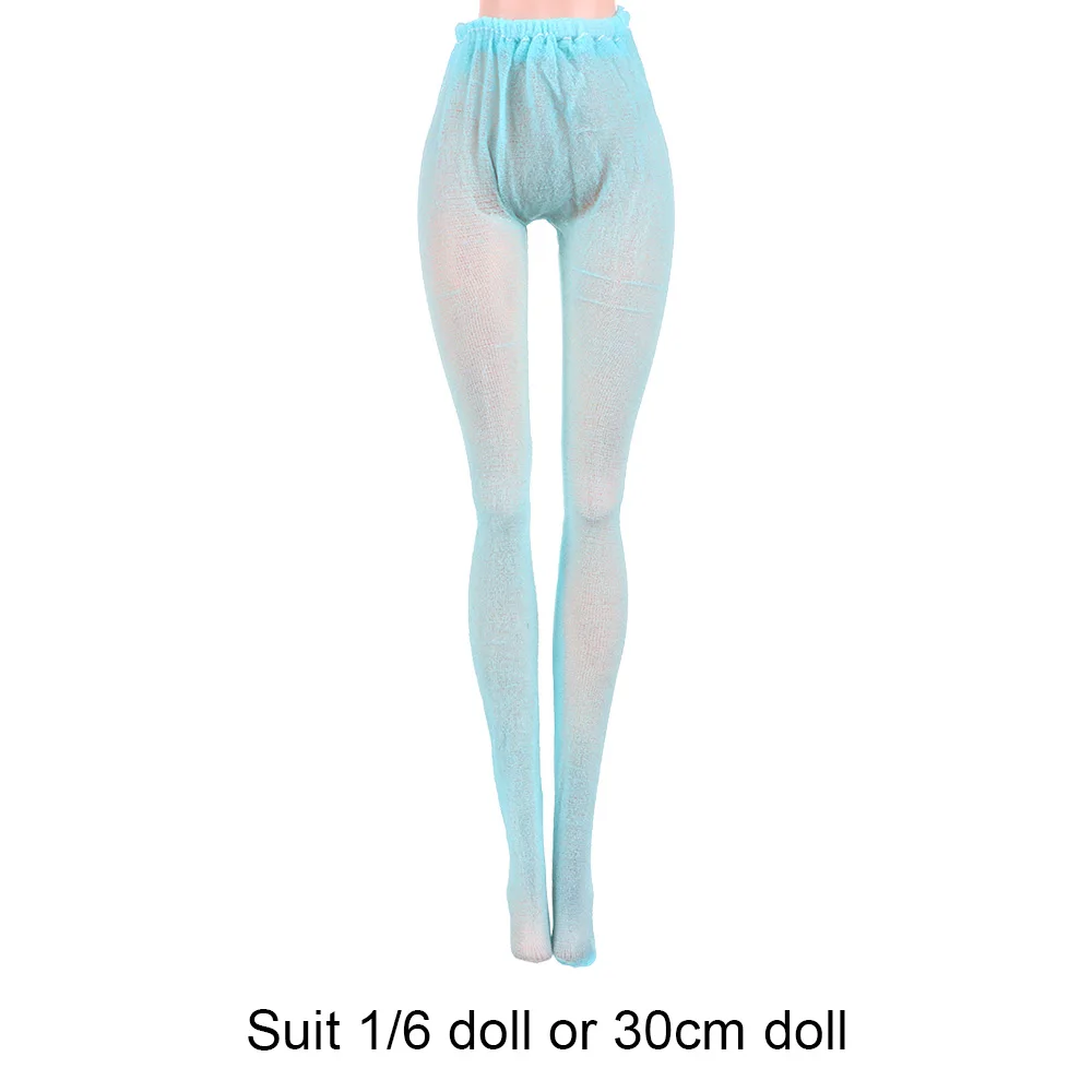 1PC Fashion Elastic Doll Leggings Pantyhose Candy Color Doll Stockings Long Socks For 1/6 Doll Clothes Accessories Kids Toys