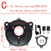 RSD 터빈 클라리온 에어 클리너 매트 블랙 흡입 필터 Harley Sportster Iron Softail FXSTF Touring FLHRC FLHTC Dyna FXDC 5