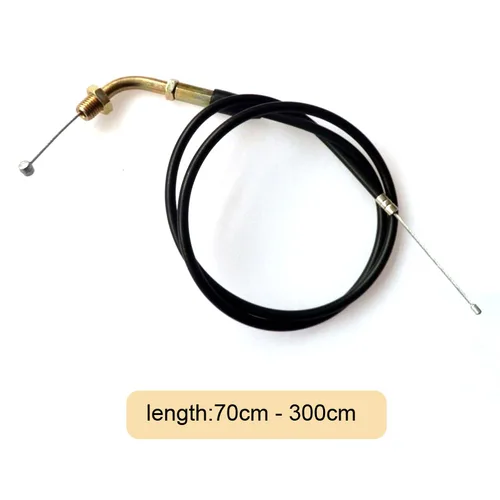 Imagen 2 del producto Cable de acelerador para motocicleta, longitud de línea de estrangulamiento de 70cm a 300cm, 8mm, 10mm, rosca para 50cc, 70cc, 90cc, 110cc, 125cc, Dirt Pit Bike, ATV