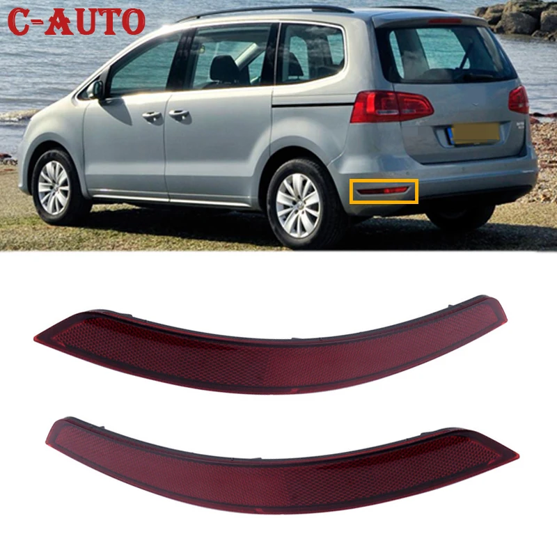 Car Rear Bumper Lower Reflector Brake light Car Rear Bumper Taillight 7N0945105B For VW Sharan 2011 2012 2013 2014 2015 2016