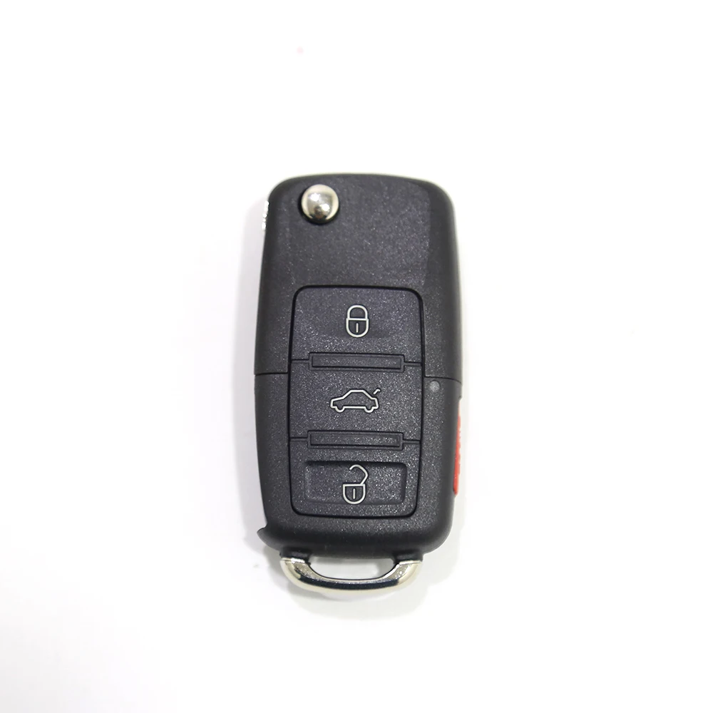 

Lockartist Wholesale 3+1BUTTONS 315/433 MHz Flip Remote Control forVW Car Key Remote Control forVolkswagen