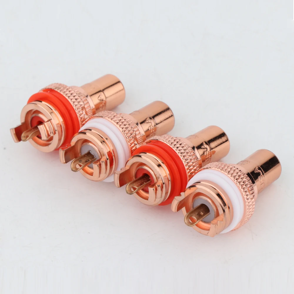 Prises RCA Audio HIFI prises RCA plaquées cuivre prises de Terminal RCA connecteur de châssis pour a