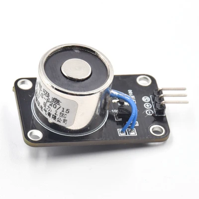 Electric Magnet P20/15 Solenoid Sucker Electromagnet Module Anti-reverse Plug Interface Compatible with Arduino