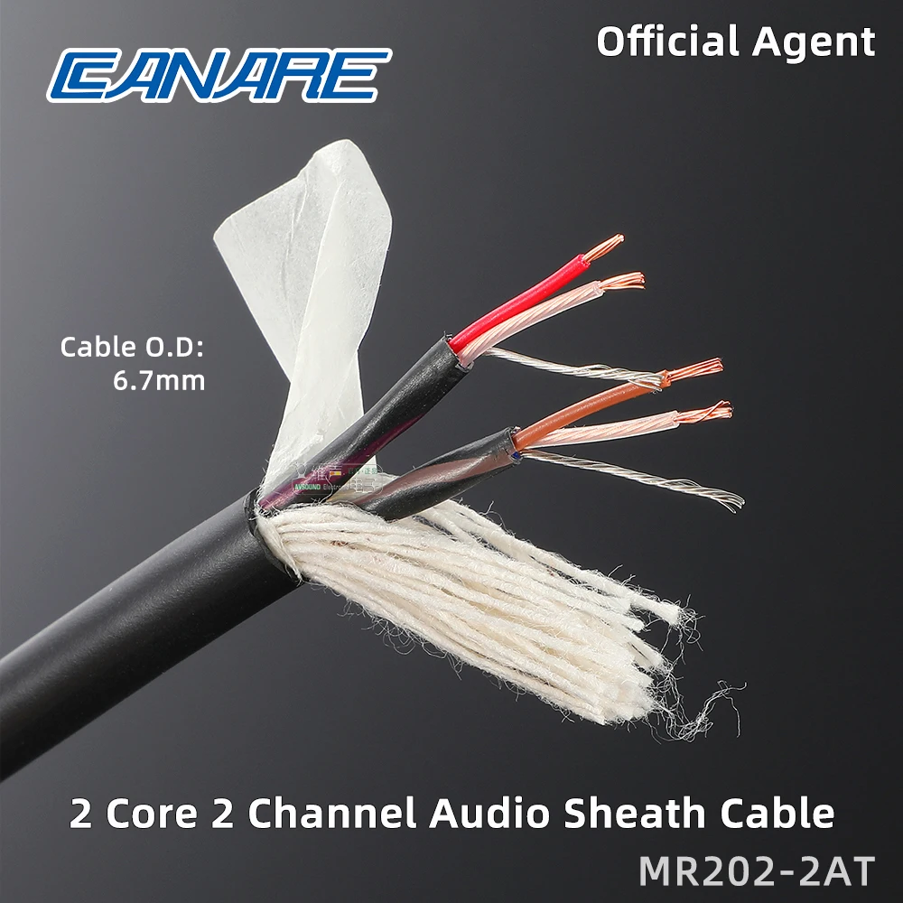 CANARE MR202-2AT/4AT/8AT/24AT Audio Mikrofon Studio Aufnahme Zwei-core Aluminium Folie Abgeschirmt Mehrkanal Linie Signal Draht – Detail 3