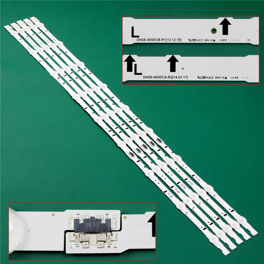 

LED TV Illumination For Samsung UE40H6240AK UE40H6240AW UE40H6240AY LED Bar Backlight Strip Line Ruler D4GE-400DCA-R1 400DCB-R2