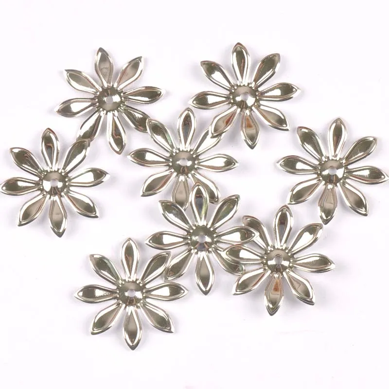 20Pcs 26mm Antique Metal Crafts flower Connectors Filigree Wraps DIY Findings for Jewelry Making handicraft Home Decor ykl0771