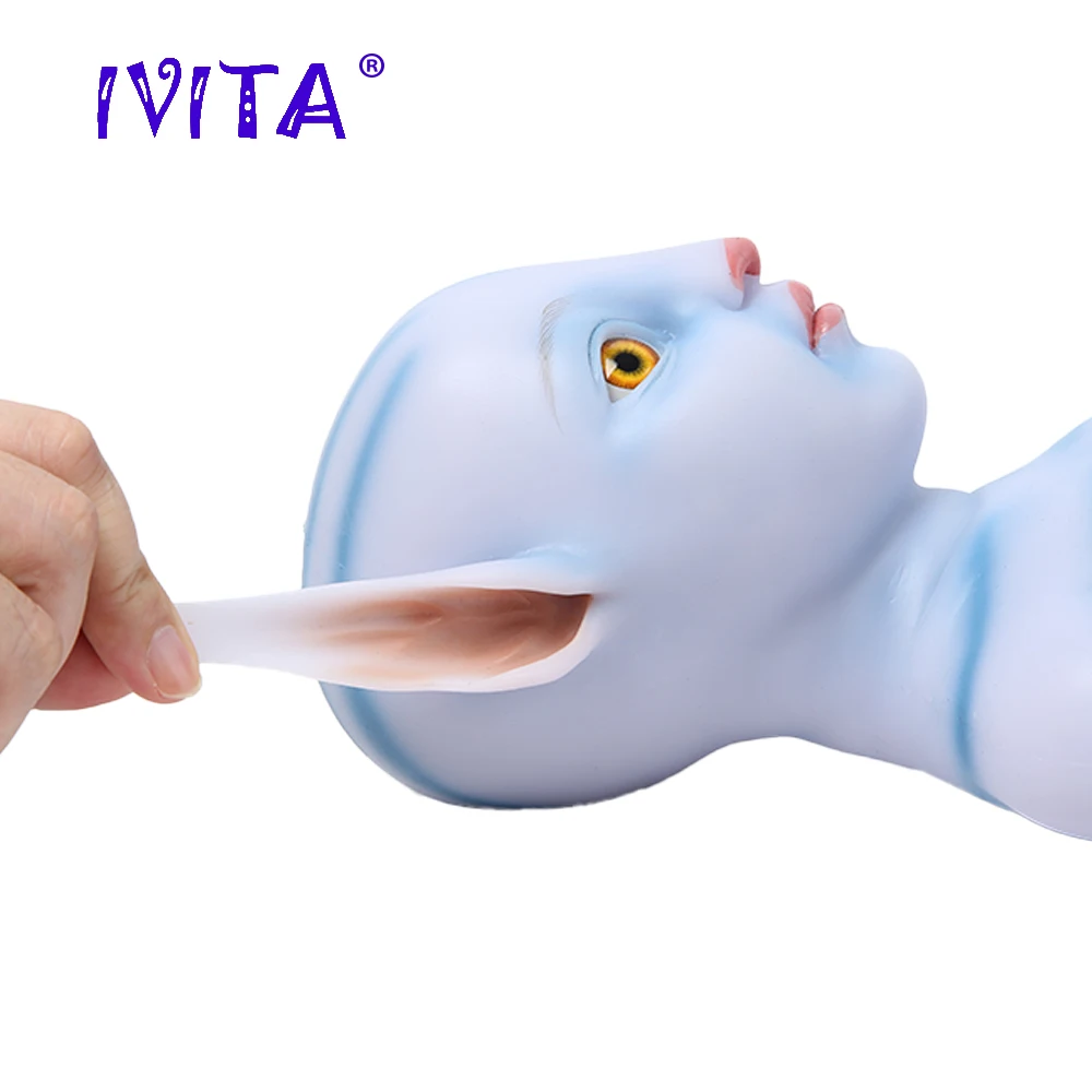 

、IVITA WG1808 51cm 2900g Full Silicone Reborn Baby Dolls Realistic Alive Avatar Fashion Film Girl Baby Toys for Kids Christmas