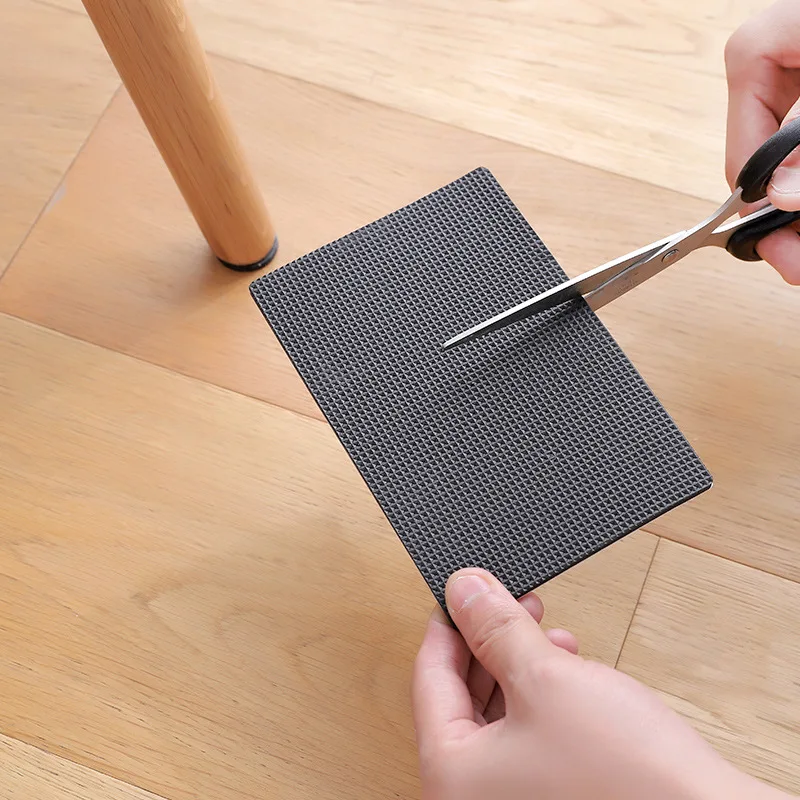 Самоклеящиеся мебельные коврики для ножек, защита от царапин, напольные чехлы для стула, стола, противоскользящие колпачки для ножек стула для мебели