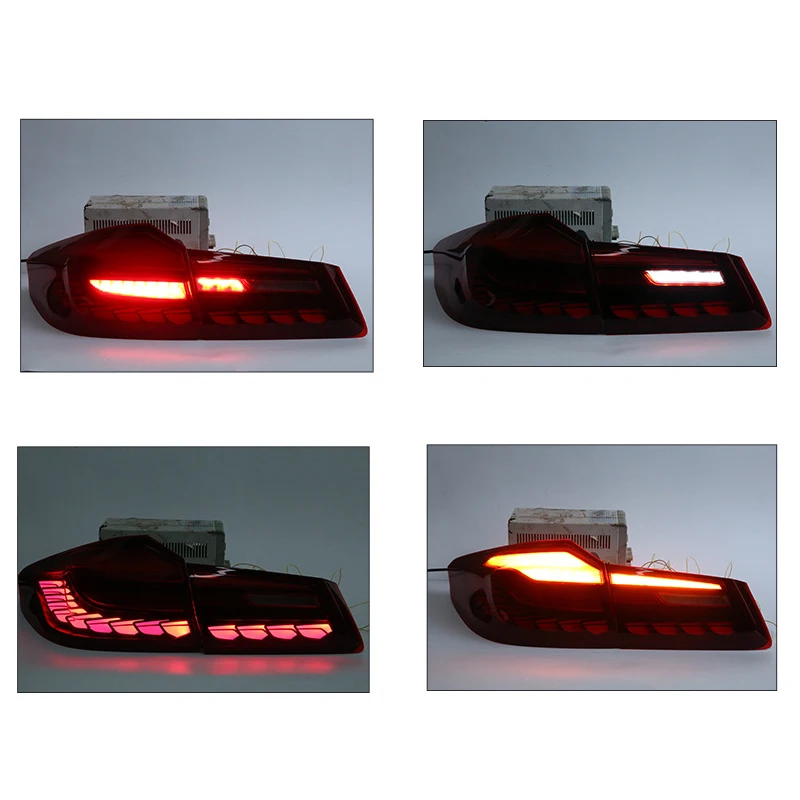 Dragon scale running water tail light For BMW G30 G38 Tail Lights 2018-2019 525i 530i F90 G38 DRL LED Tail Light Auto parts