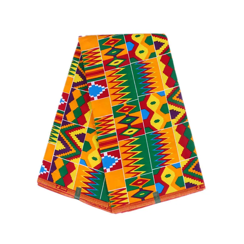 Gerçek balmumu pamuk gerçek garantili gerçek balmumu yüksek kaliteli pagne sıcak balmumu gerçek 6yards afrika ankara dikiş kumaş