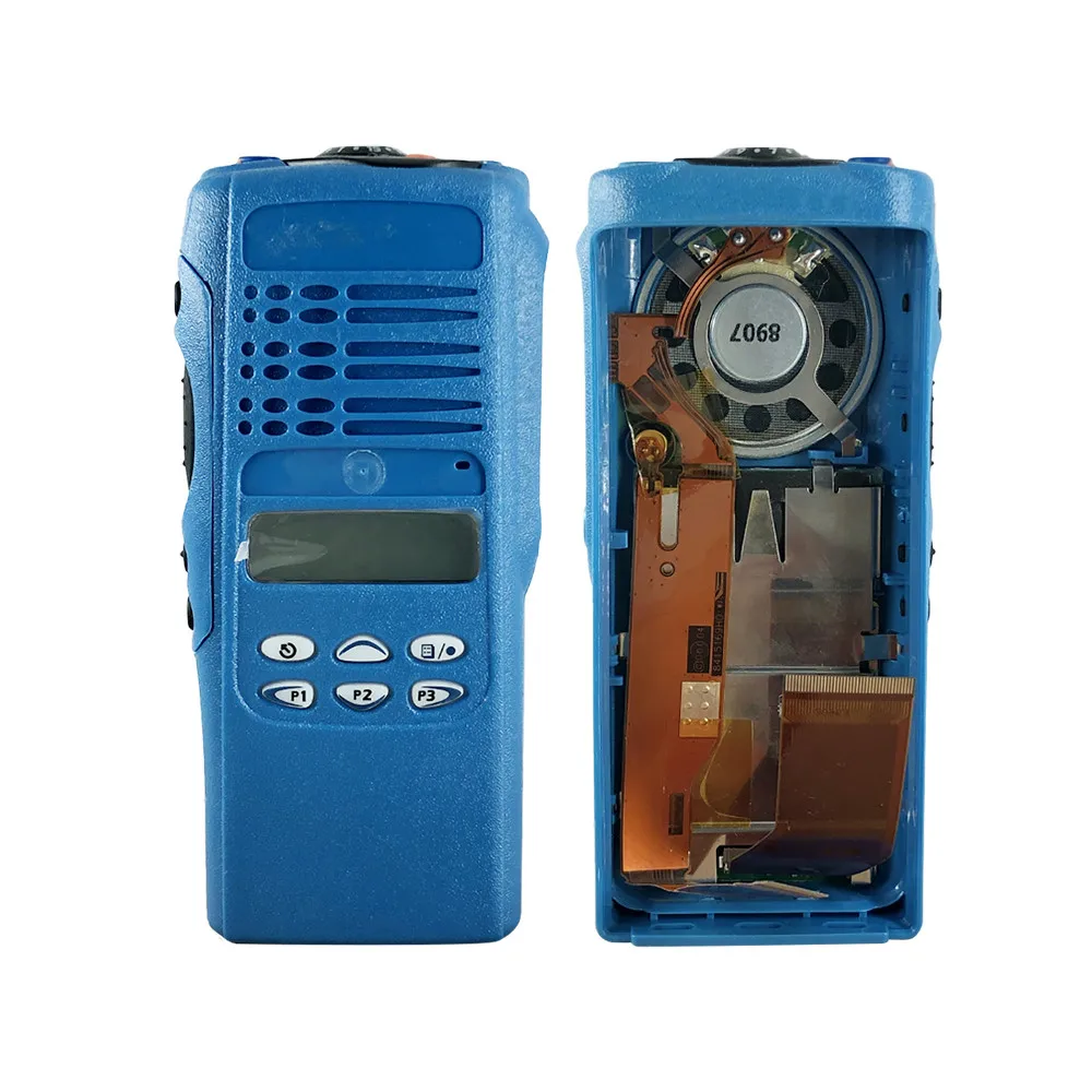 

Blue Walkie-talkies Replacement Housing Case With Speaker And LCD For HT1250 Limited-keypad Two-way Radio-VBLL