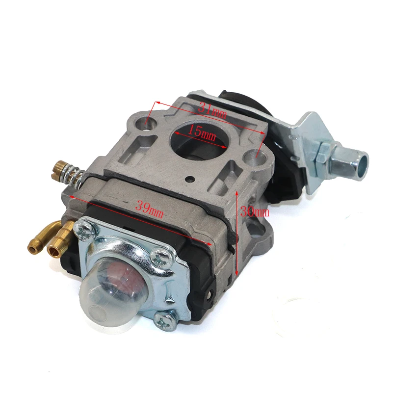 15mm MP15 Carburetor Carb For CG430 CG520 43CC 52CC 47CC 49CC 40-5 44-5 1E40-5 2 Stroke Engine