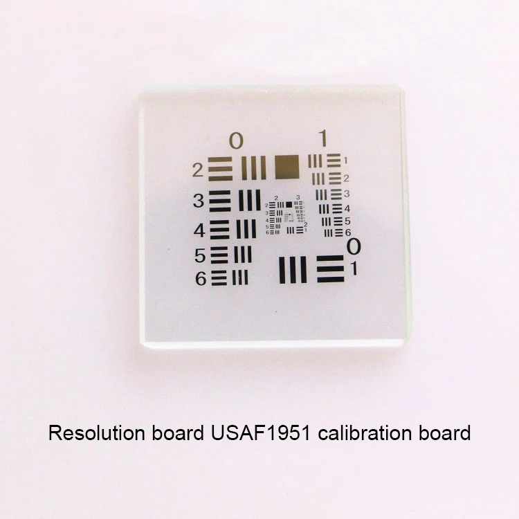 U.S. Army Resolution Board USaf1951 Machine Vision Camera Calibration Plate Correction Film 25*25MM