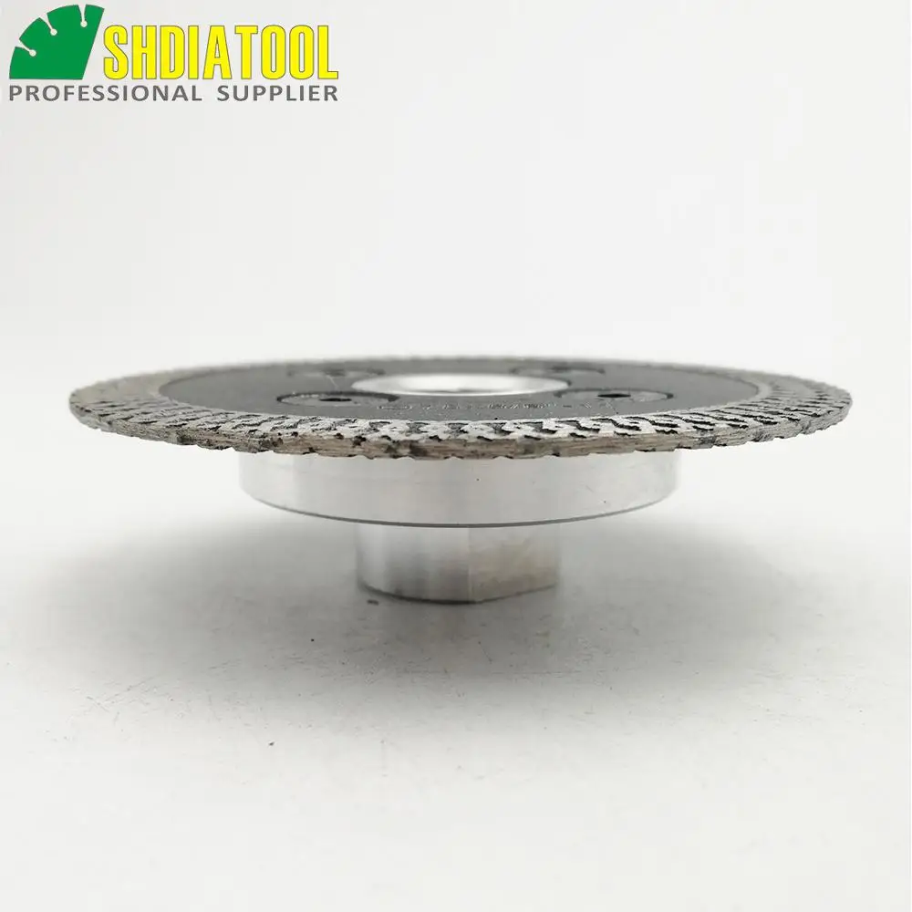 SHDIATOOL 1pc 75mm Heißer Gedrückt Diamant Trennscheibe Mini Mesh Turbo Felge Diamant Sägeblätter mit 5/8-11 flansch 75mm Cutter
