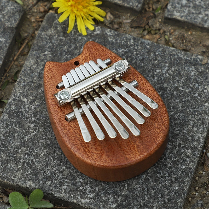 8 Keys Mini Kalimba Thumb Piano Portable Exquisite Finger Harp Easy-to-Learn Musical Mbira Instrument Beginner Kids Adult Gift