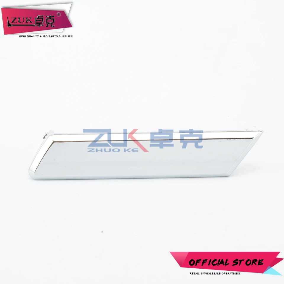 ZUK Front Bumper Headlight Washer Nozzle Cover Light Lamp Spray Jet Cap Lid Chroming For Subaru Outback Liberty Legacy 2006-2009