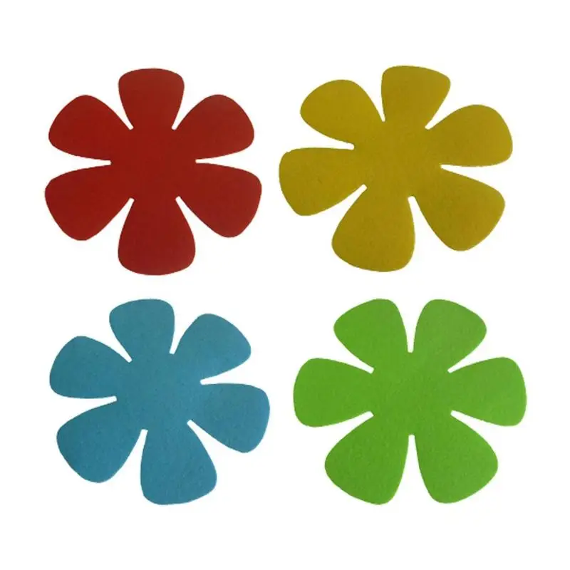 4 sztuk/zestaw Pot & Pan Protectors Divider Pads, aby zapobiec zarysowaniu oddzielne i chronić powierzchnie do naczyń kuchennych