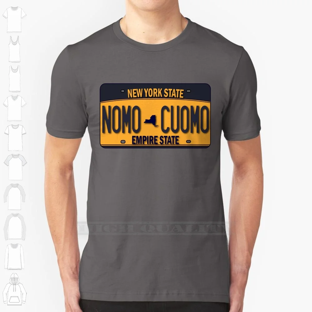 Nomo Cuomo 100% Cotton T Shirt Political Nys Nyc Politics Nomocuomo New York State Democrats Republicans Tee Short Sleeve Long