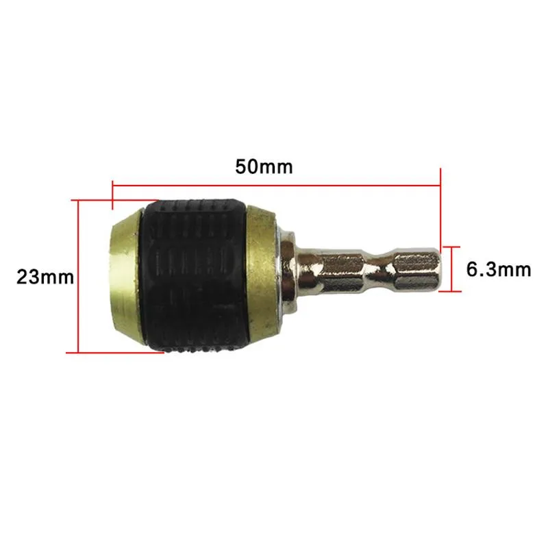 Hexagon Handle ไฟฟ้าเจาะ Pop-Up เชื่อมต่อ Rod Chuck Self-Locking อะแดปเตอร์ยาว1/4จุด Plus Extension rod