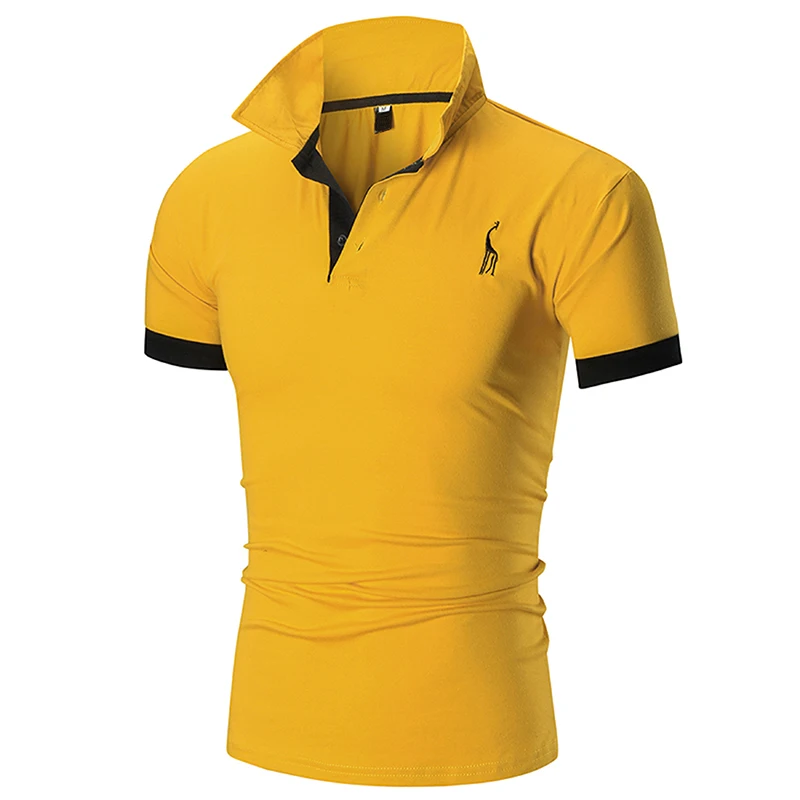 Polo de manga corta para hombre, camiseta informal de marca de lujo, alta gama, verano, 2024, 2024