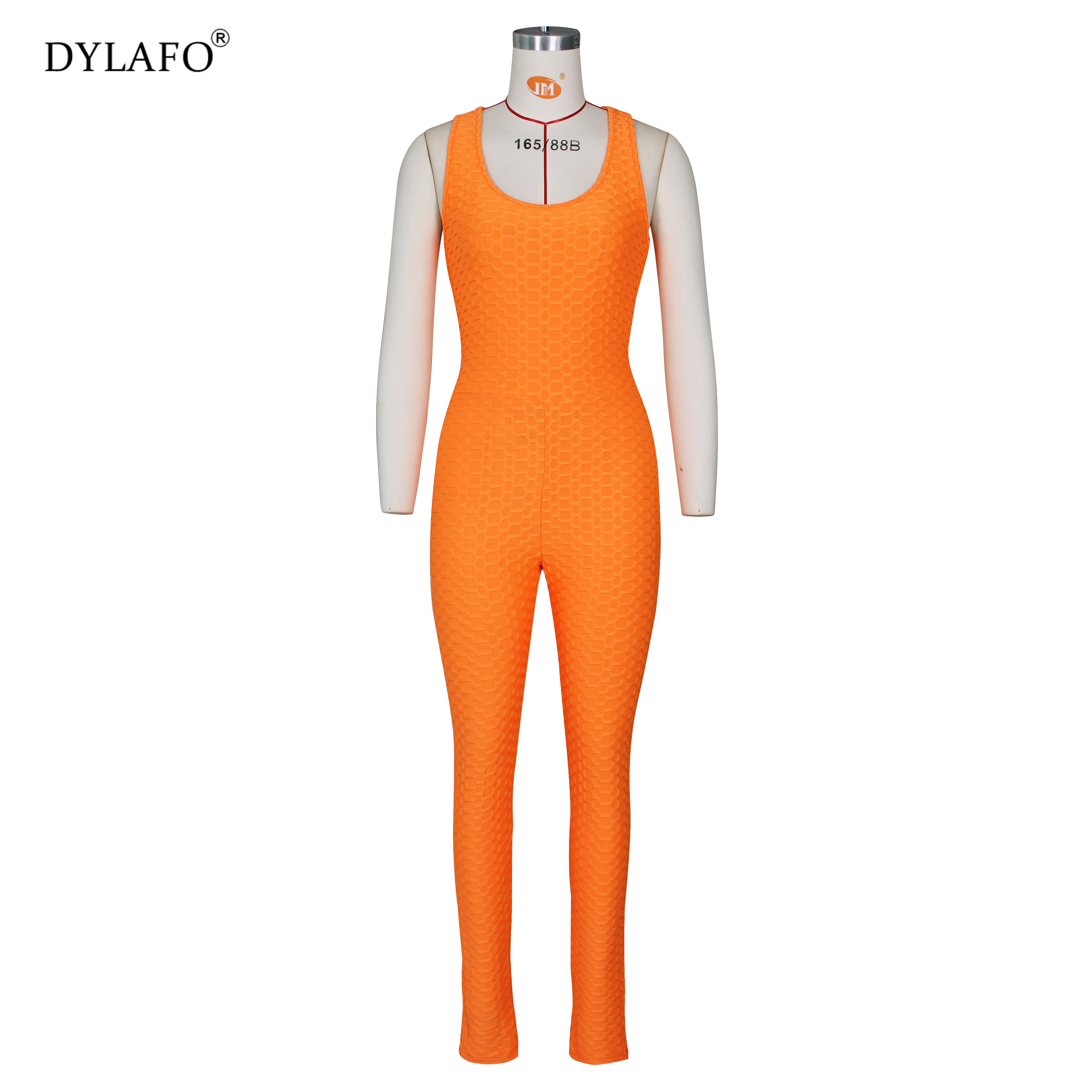 Cross Perban Olahraga Jumpsuit Pakaian Olahraga Seksi Tanpa Lengan Solid Bodysuit Backless Kasual Kebugaran Wanita Panjang Jumpsuit Pakaian Latihan Yg Hangat