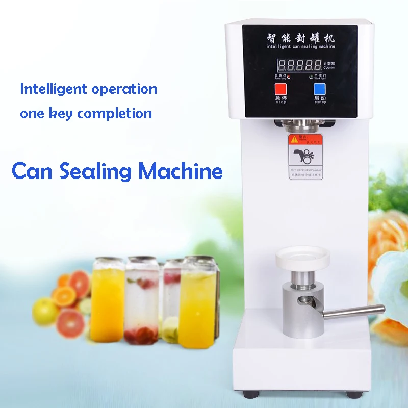 

55mm Can Sealing Machine Commercial Beverage Sealing Cup Milk Tea Shop Semi-Automatic Milk Tea/Coffee Can Sealer