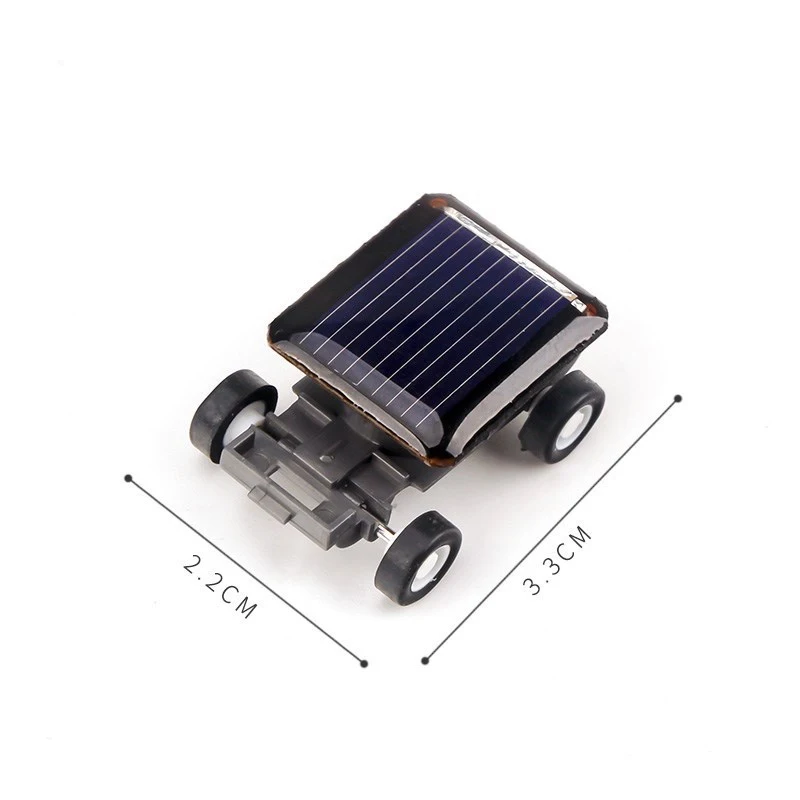 Mini Solar Energy Car Toy, Design Engraçado, Carro Inteligente, Energia Solar, Mini Gadget Educacional, Presente das crianças