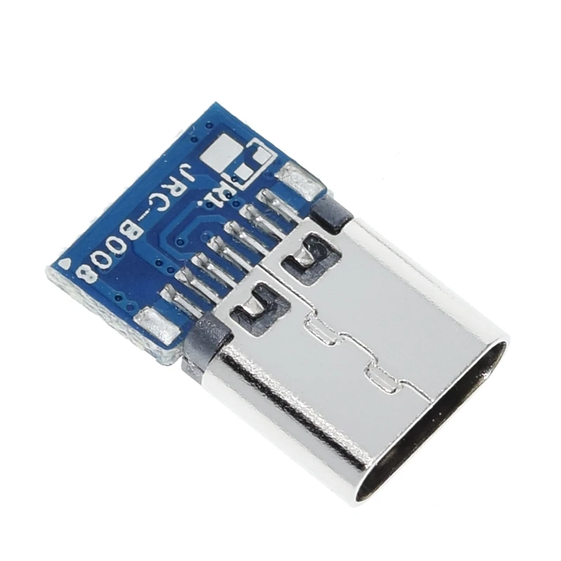TZT 10/30 Stück USB 3.1 Typ C Stecker 14-Pin Buchse Durchsteckmontage PCB 180 Vertikal Abgeschirmt USB-C – Detail 6