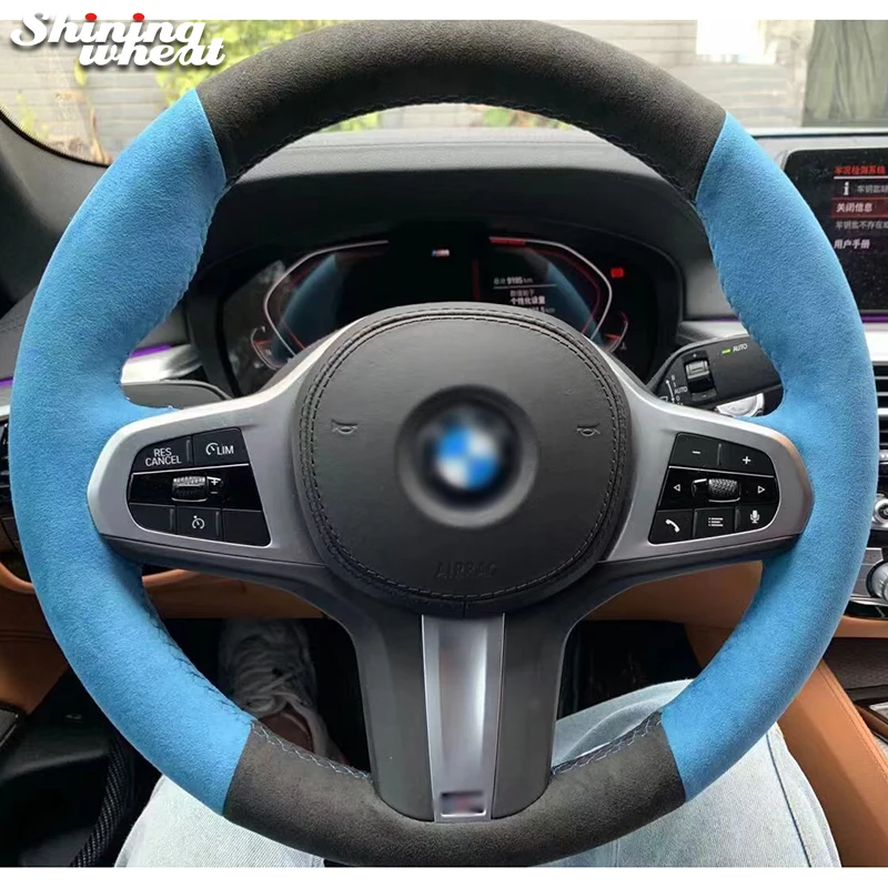 Alcantara Car Steering Wheel Cover for BMW M Sport  G01 X4 G02 X5 G05 G30 G31 G32 G20 G21 G14 G15 G16 X3