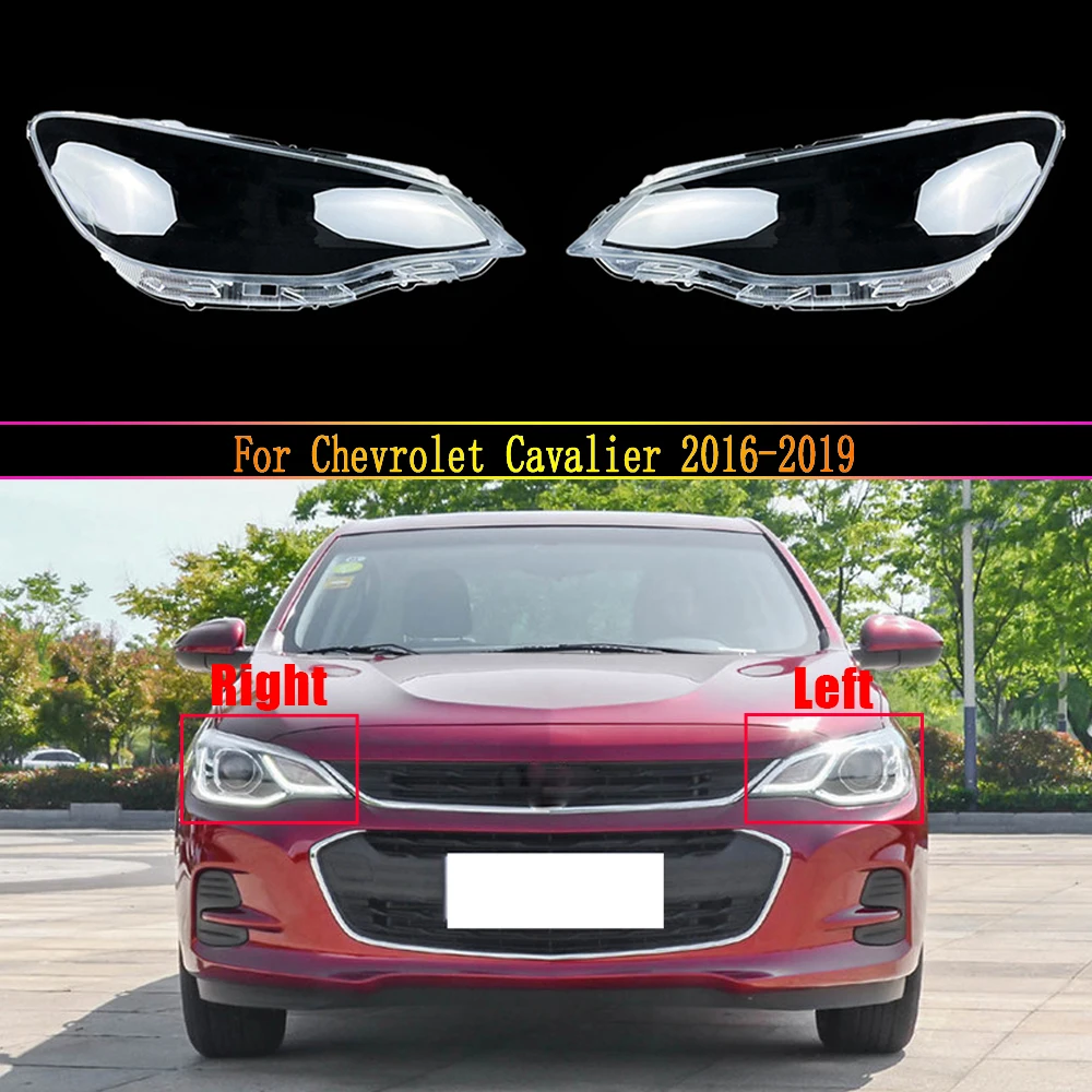 Car Headlamp Lens For Chevrolet Cavalier 2016 2017 2018 2019 Car Replacement Auto Shell Cover