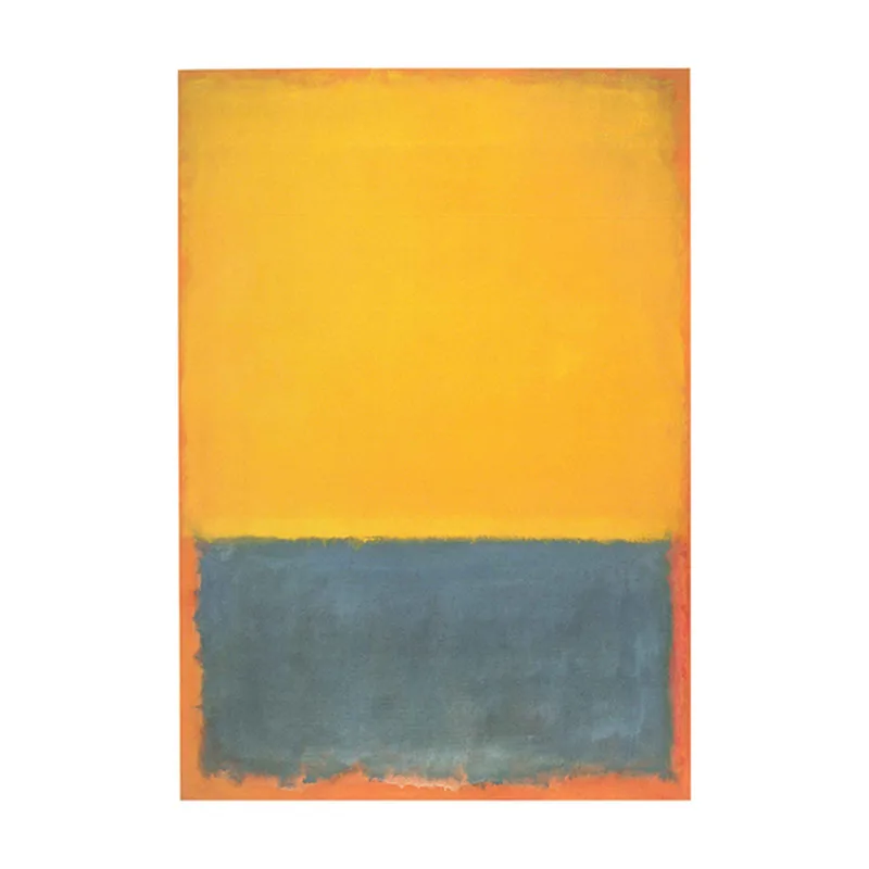 Mark Rothko Abstract Abstract Canvas Oil Painting print Unframed Spray Frameless hologram living room Home decor art