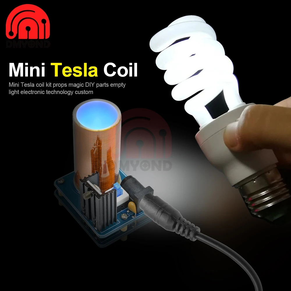 BD243 Mini Cuộn Dây Tesla Mô-đun Bộ Phần Trống Đèn Công Nghệ Tự Làm Bộ Dụng Cụ Điện Tử Tự Làm Các Bộ Phận Truyền Dẫn Không Dây