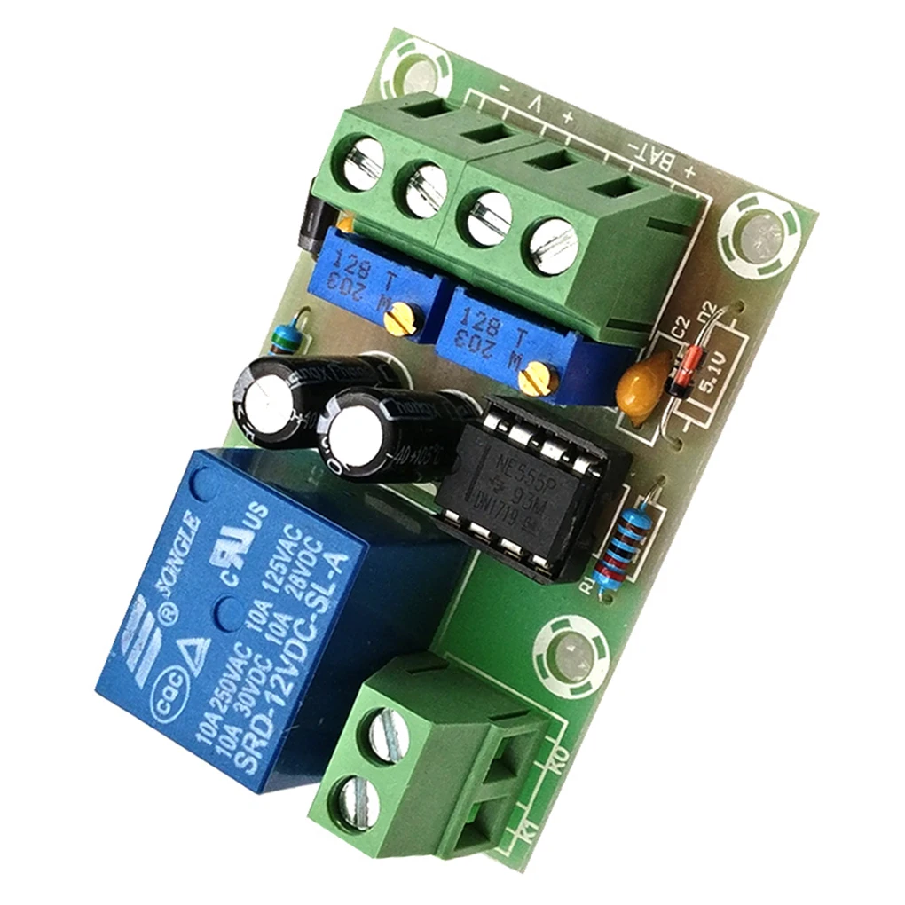 XH-M601 Battery Charging Control Board 12V Intelligent Charger Power Supply Control Module Panel Automatic Charging/Stop Switch