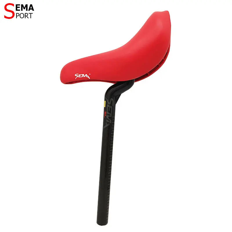 Bicycle Seat Post Full Carbon Backward SEMA Super Light Weight 50g 22.2/25.4/27.2mm Handmade High Quality Push Bike BMX