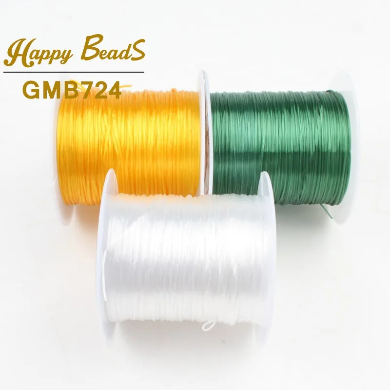 10m/roll 0.8mm Multi-Colors Strong Stretchy Elastic Beading Wire String Thread Crystal Cord For Jewelry Making DIY Bracelets