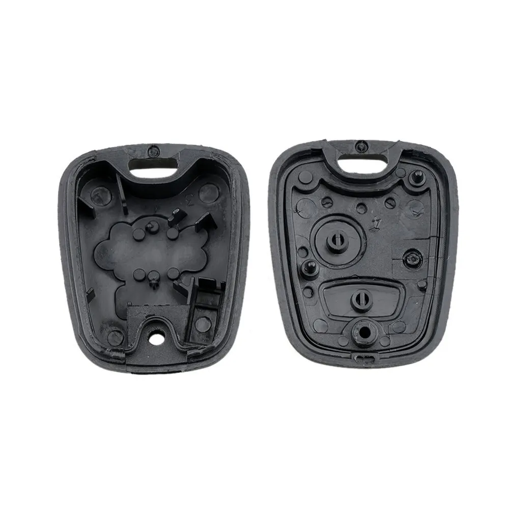 2ปุ่มเปลี่ยน Blank Shell Key Fob สำหรับ Peugeot 206 307 107 207 407ไม่มีใบมีดอัตโนมัติกรณี