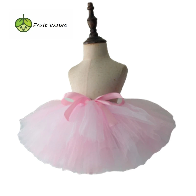 

Girls Baby Birthday Party Costume Fluffy Tutu Skirt Multi Colors Handmake Ballet Dance Skirt Kids