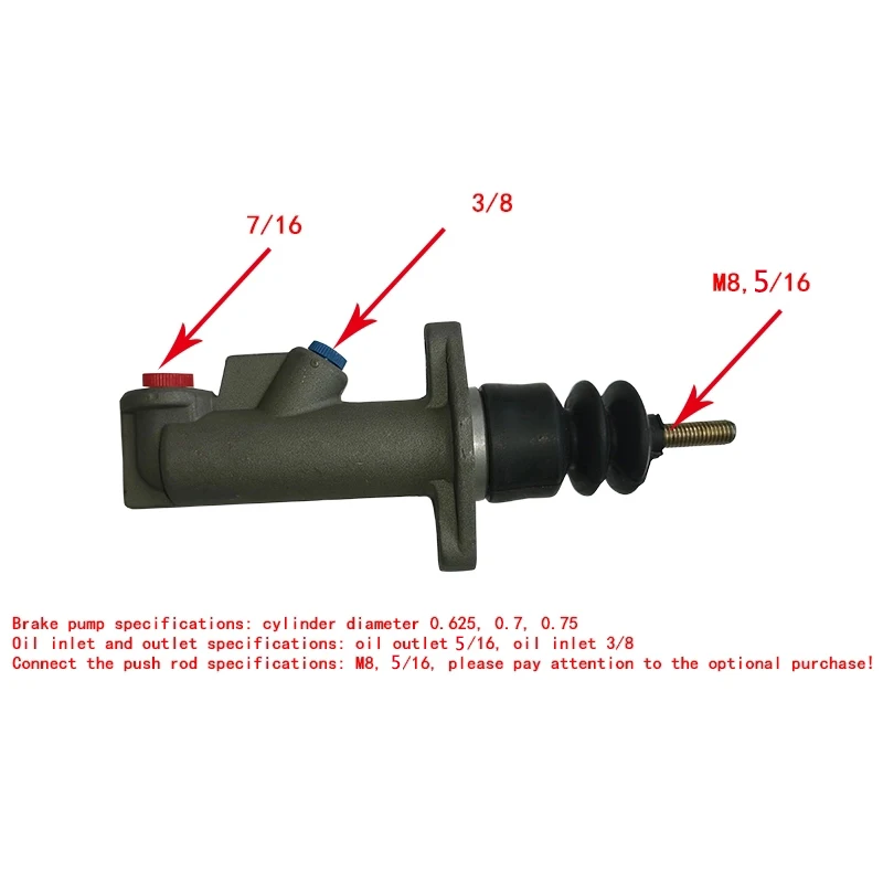 Automotive Mofe 0.625/0.7/0.75, brake clutch master cylinder 0.625, remote hydraulic handbrake