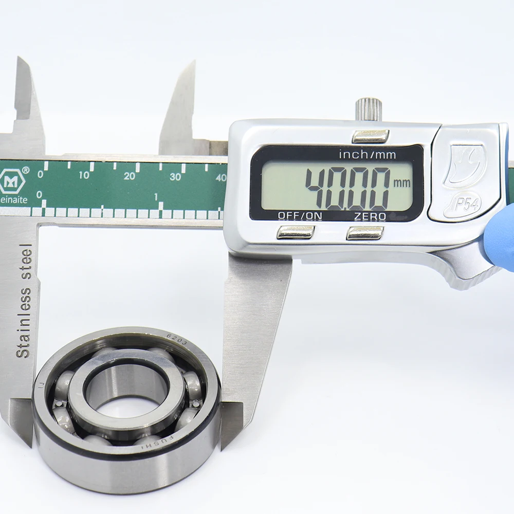 6203 Bearing 17*40*12 mm ABEC-5 2Pcs Motorcycle Engine Intermediate shaft Bearings For Column Izh Jupiter 5 IJ Planeta Sport 350