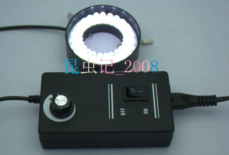 

Body Microscope Industrial Camera CCD LED Adjustable Ring Light Source Visual Light Source Inner Diameter 40MM 5W 220V