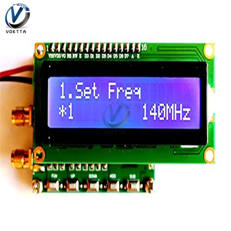 RF Signal Generator with Sweep Function RF Signal Generator 140MHz-4.4GHz Digital LCD display Signal Generator Module