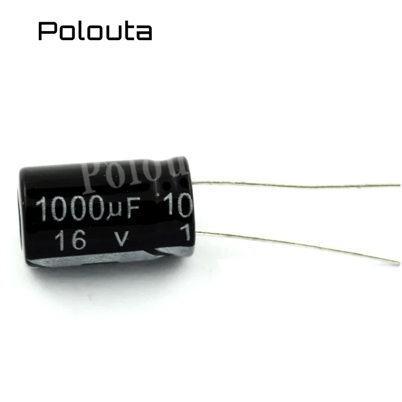 20 Pcs/lot Polouta Aluminium Electrolysis Direct Plug Capacitors Components 330UF 25/50V 8x12mm Kits In-line Super Capacitor