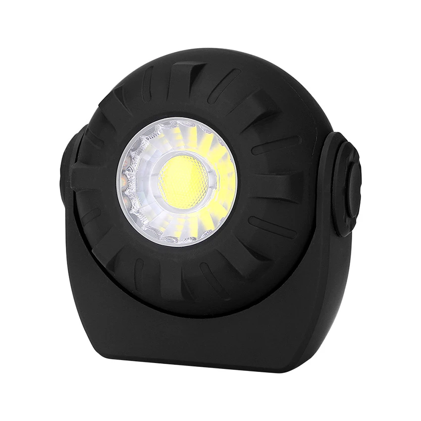 Faro da lavoro a LED portatile, torcia magnetica, 3 modalità, lampada da lavoro tascabile ricaricabile COB per riparazione auto, emergenza, escursionismo