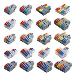Wire Electrical Connectors Mini Fast Universal Compact Quick Cable LED Lighting Wiring Connector Push-in Terminal Block SPL42 62
