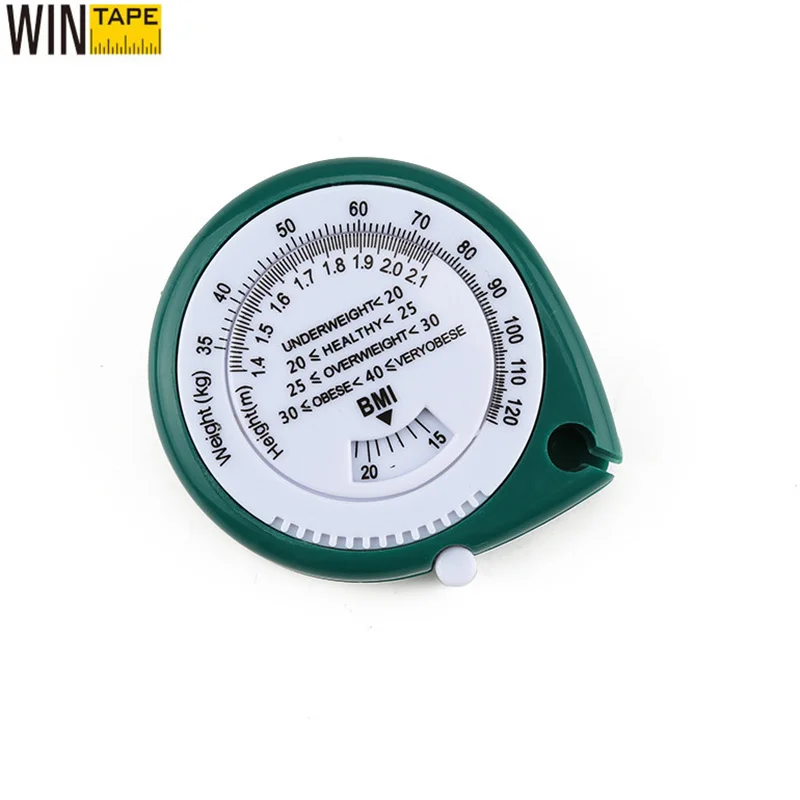 WINTAPE BMI Tape Measure For Body Retractable Waist Fitness Measurements Tape 1.5m BMI Scientific Measuring Ruler For Kids