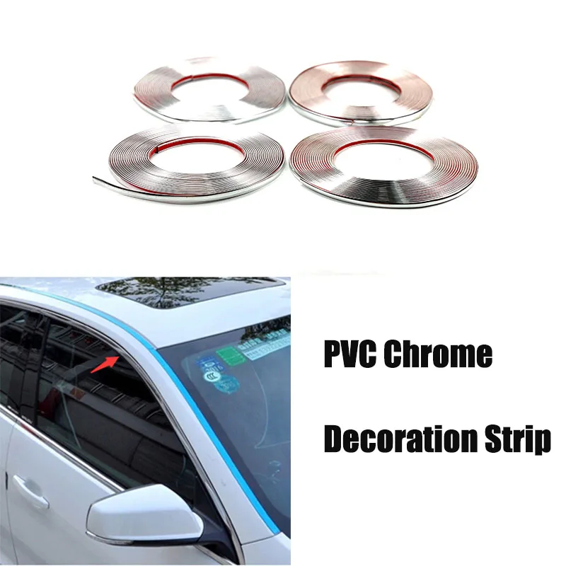 Car Styling Decoration Sticker Chrome Strip For Mitsubishi /Mazda /Subaru /Suzuki /Toyota Lexus /Honda Acura / Renault /Nissan