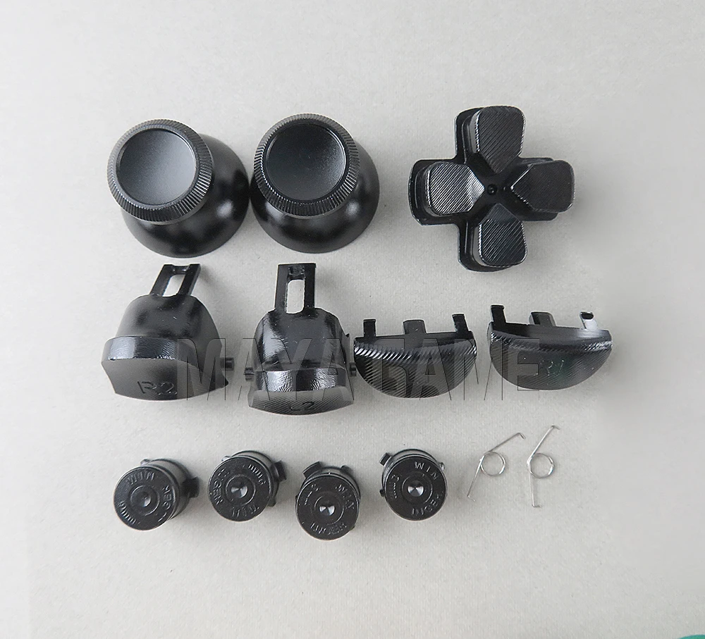 カスタマイズされた金属製サムスティックアナロージュコントローラー,ボタン,Sony PS4 Pro用dパッド,V2, 8色から選択,5セット,4.0