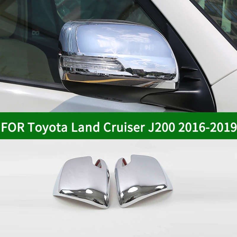 

Для Toyota Land Cruiser V8 J200 2016-2019 дюйма, зеркальные Чехлы Roraima chrome silver с боковым поворотным сигналом